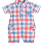 Half Sleeves Romper for Baby Boys 100% Pure Cotton-ROYAL
