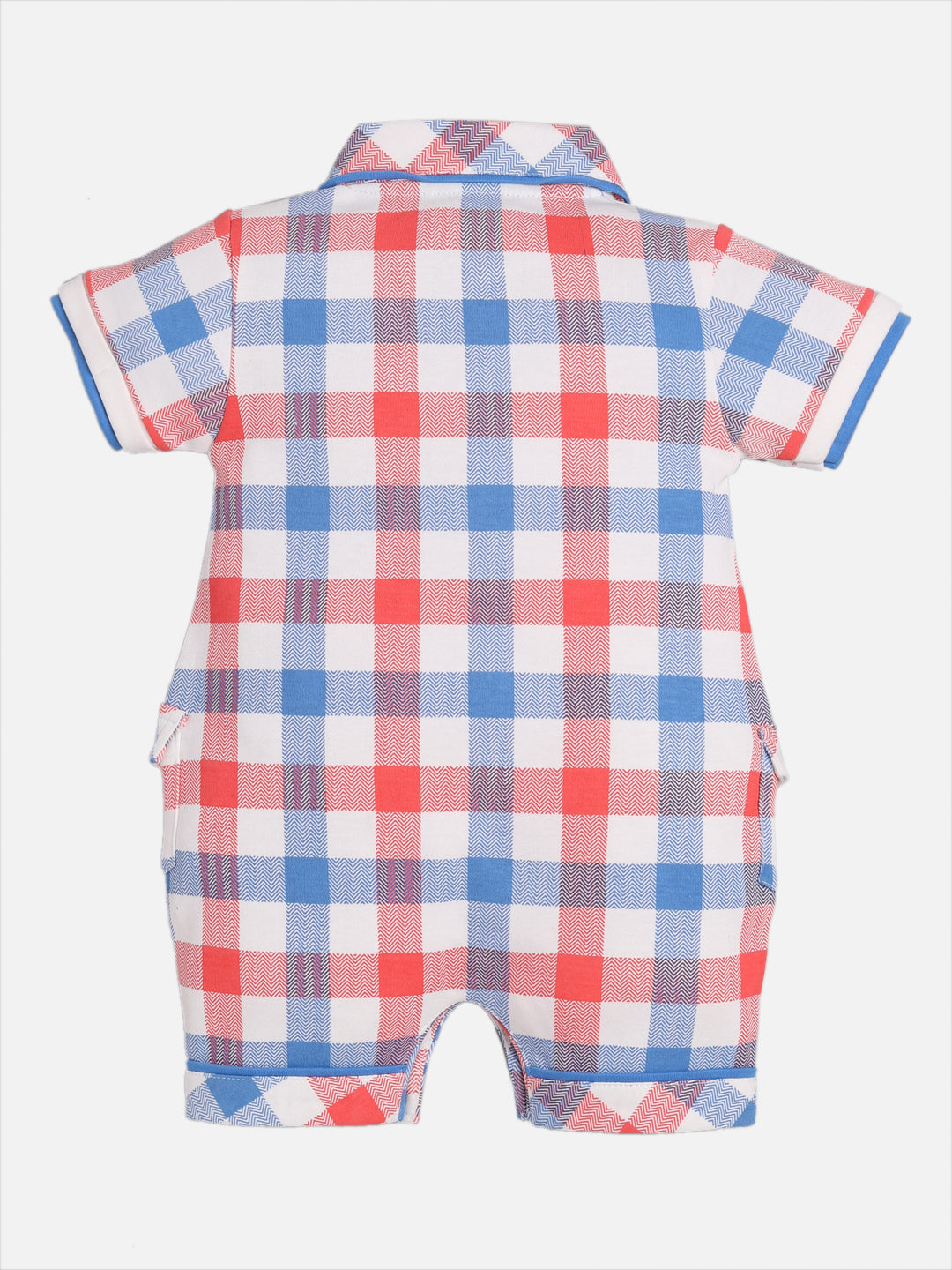 Half Sleeves Romper for Baby Boys 100% Pure Cotton-ROYAL