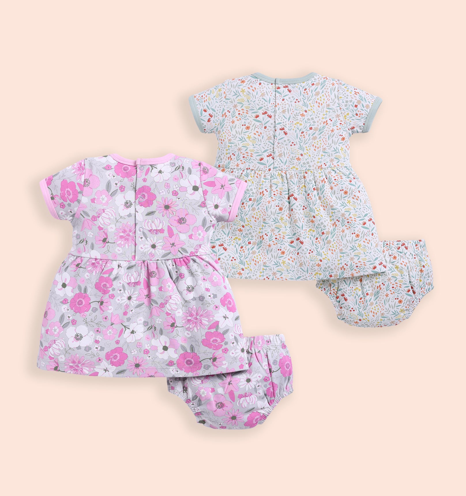 Frock – Mint & Pink