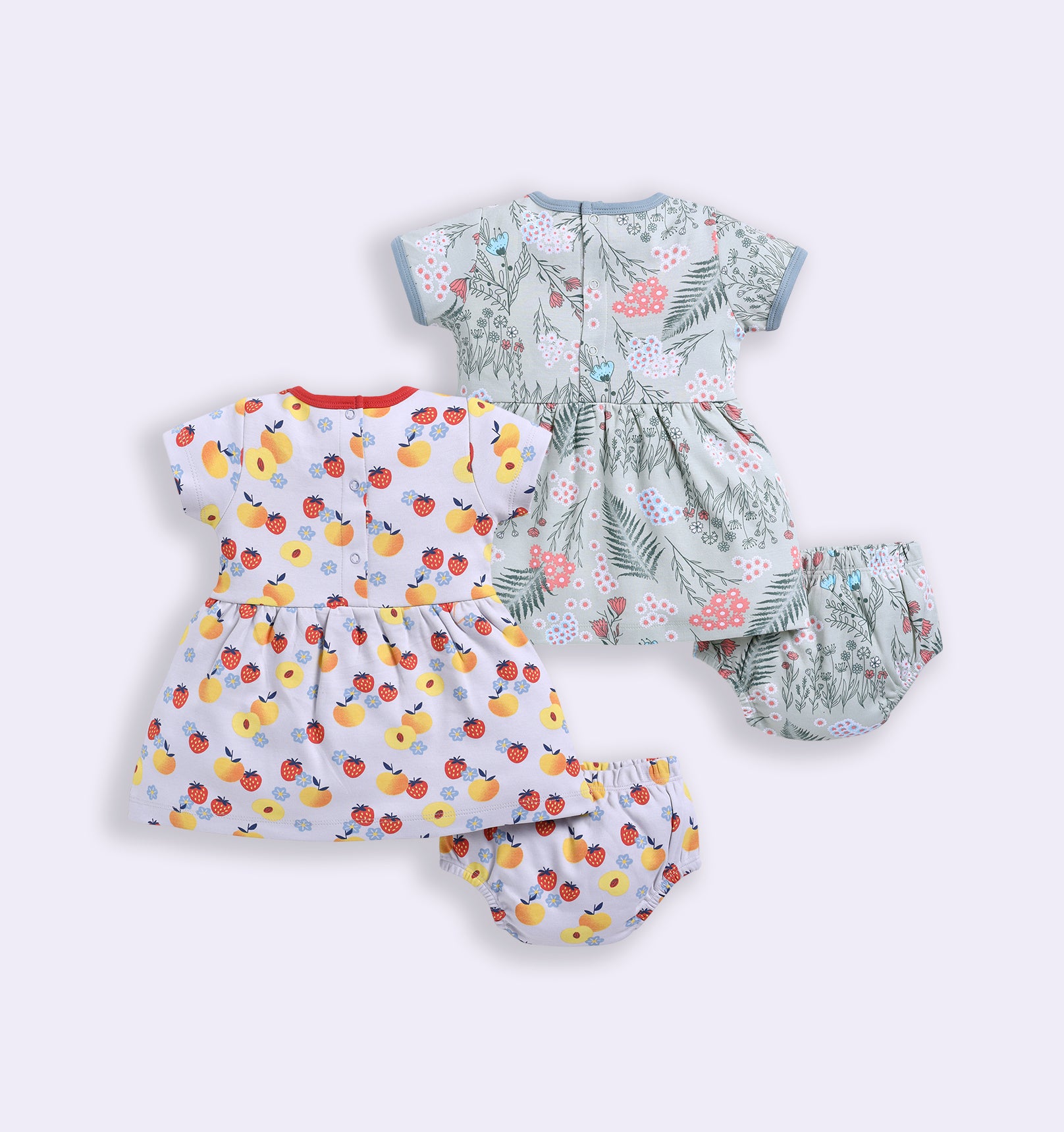 Frock – Peach & Sage