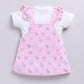 Baby Girl Floral Pinafore Dress with Cute Pockets-PURPLE