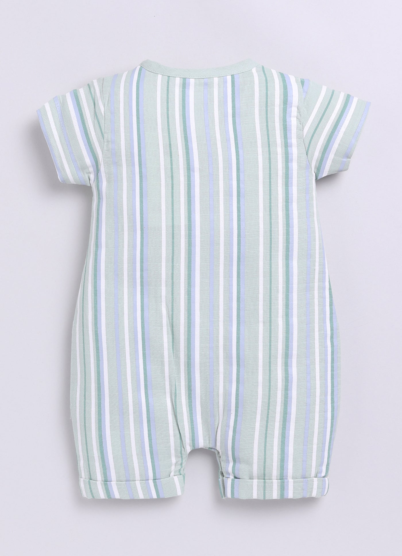 Multi Color Striped Baby Boy Half Sleeves Romper-PISTA