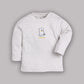 Baby full sleeve Cotton Dress/T-shirts pant set clothes for baby GIRL-WHITE MELLANGE