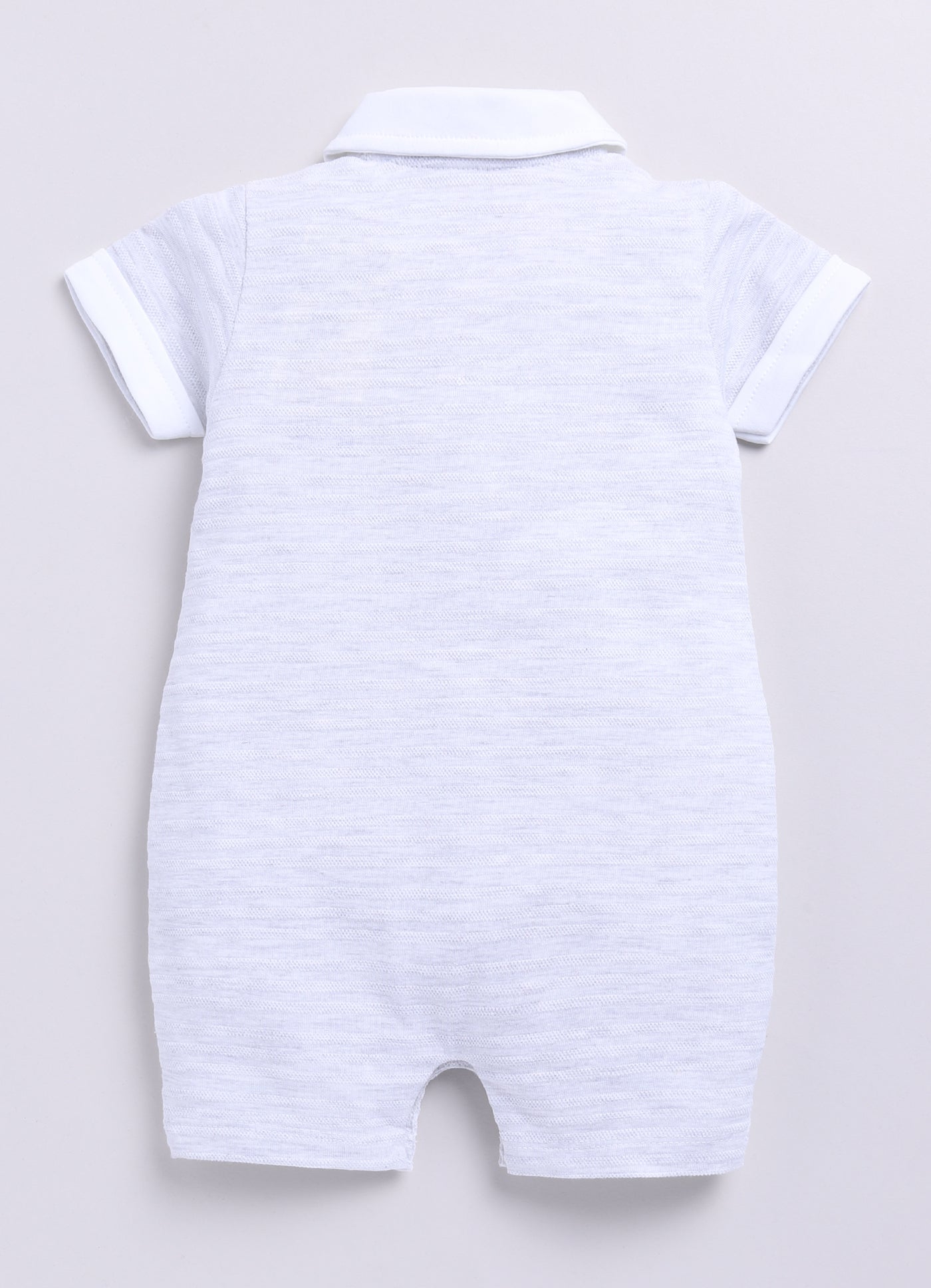 Baby Boy Summer Bear Balloon Romper - Melange