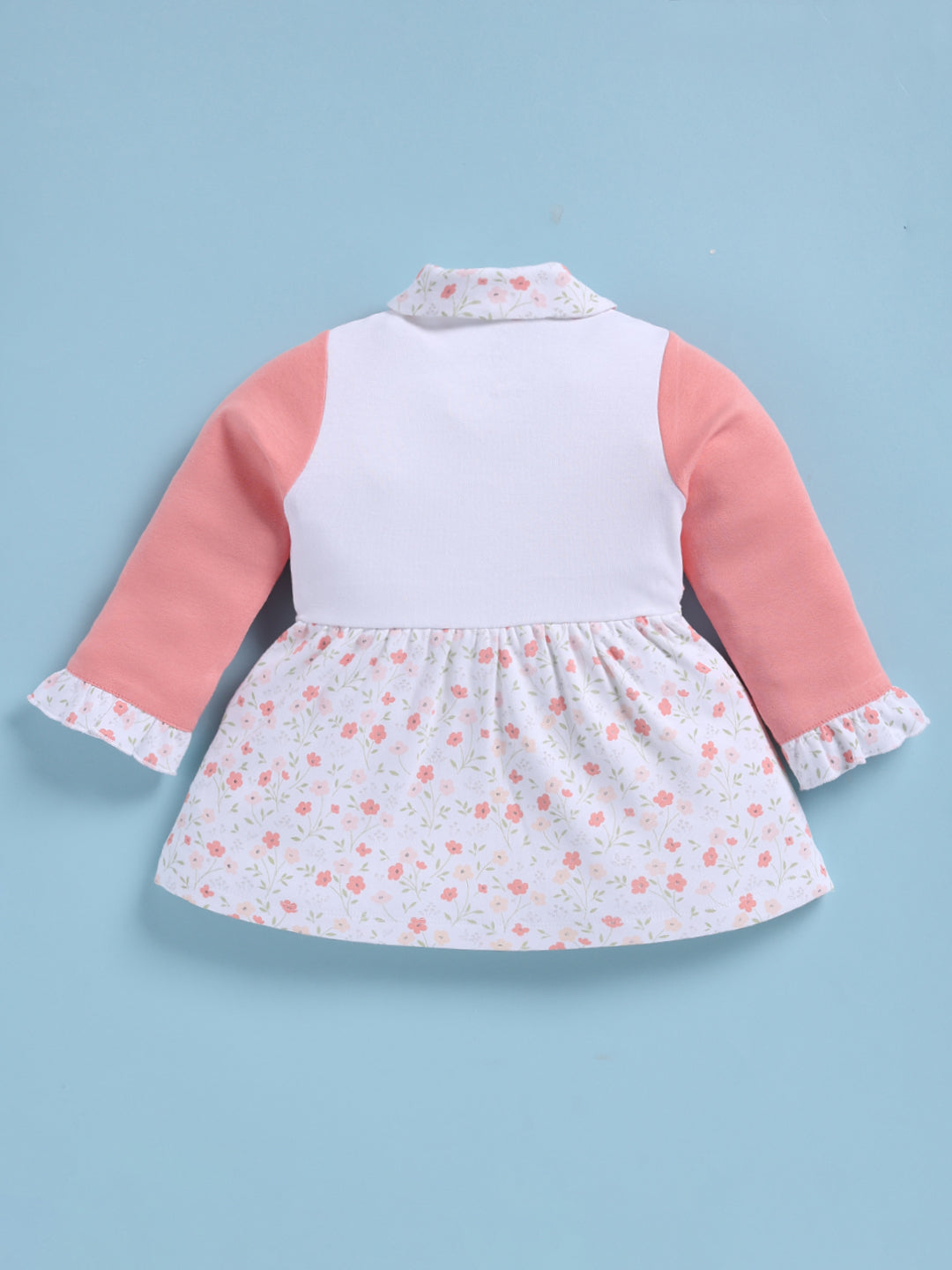 Frock – Coral Pink Peachy Floral