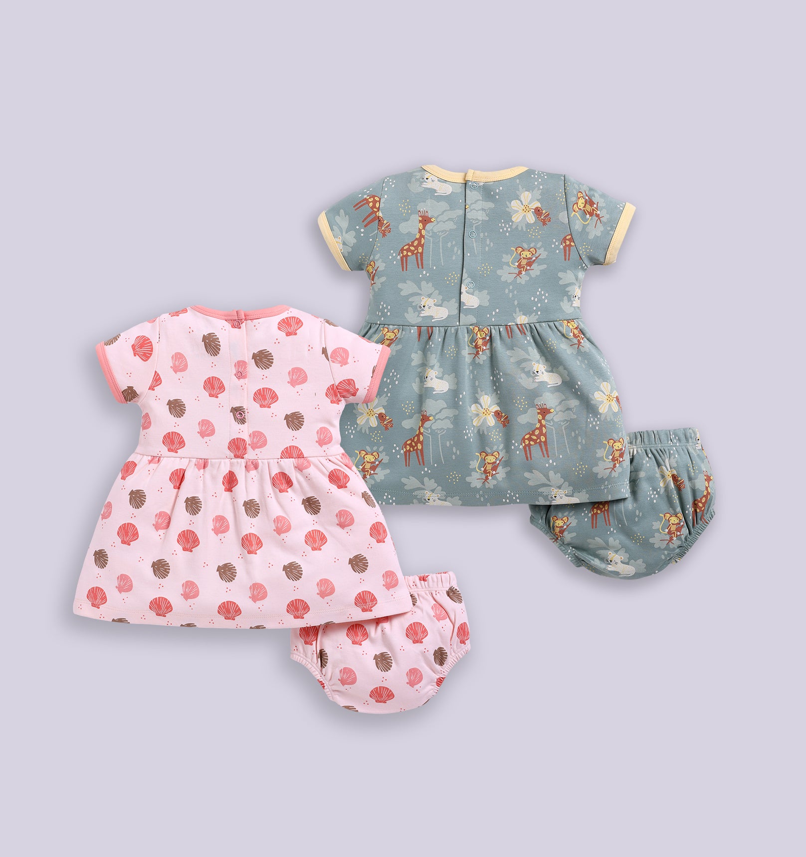 Frock – Coral & Olive