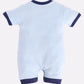 Half Sleeves Round neck Romper/Summer clothes/Creeper/new born/infent wear/ for Baby Boys 100% Pure Cotton-NAVY
