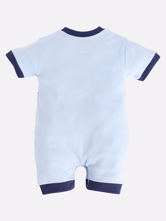 Half Sleeves Round neck Romper/Summer clothes/Creeper/new born/infent wear/ for Baby Boys 100% Pure Cotton-NAVY