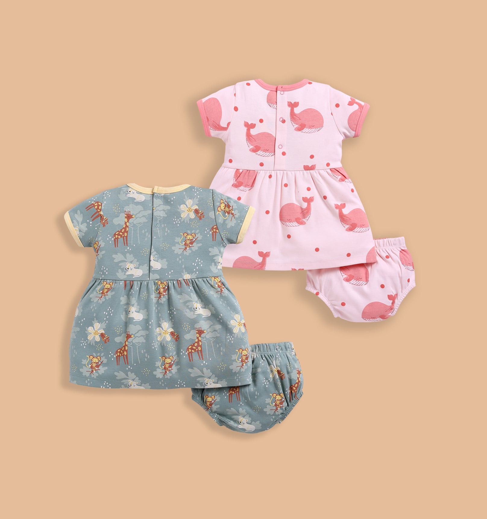 Frock – Salmon & Olive