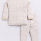 Playful Printed Baby Boy Night Suit-BEIGE