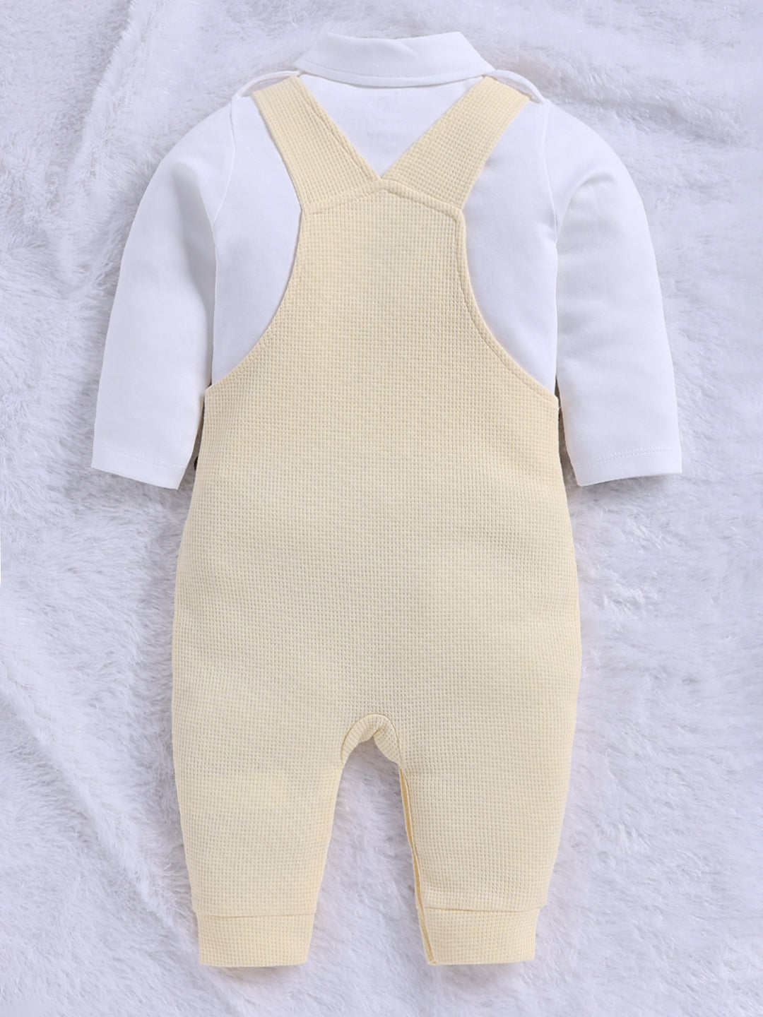 Dungaree - Baby Blue Bunny Waffle