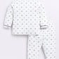 Baby Boy Comfy Printed Night Suit-WHITE