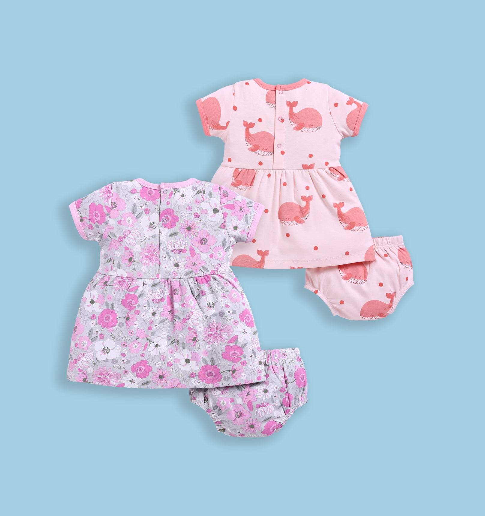 Frock – Salmon & Pink