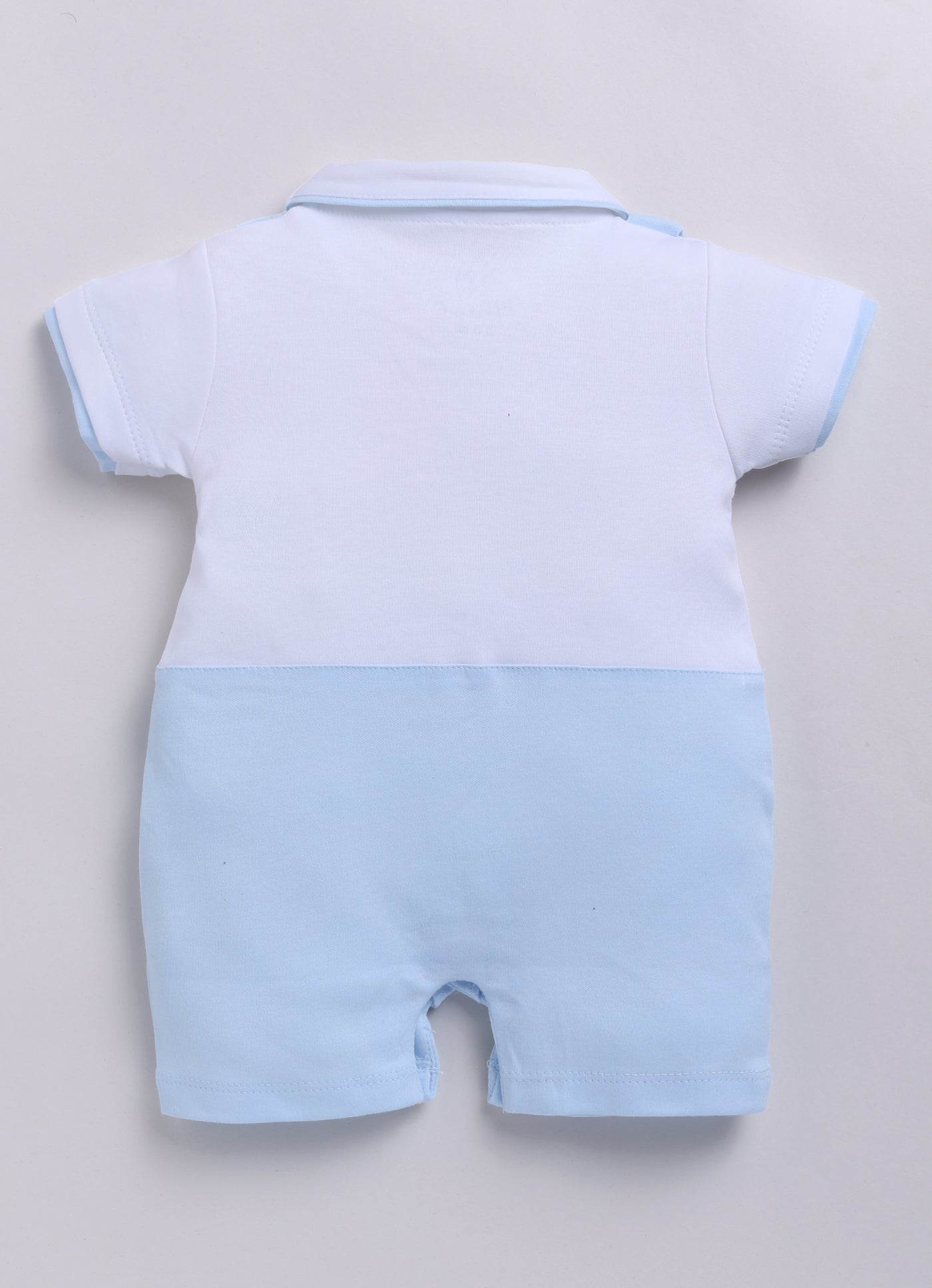 Half Sleeves Round neck Romper/Summer clothes/Creeper/new born/infent wear/ for Baby Boys 100% Pure Cotton-SKY