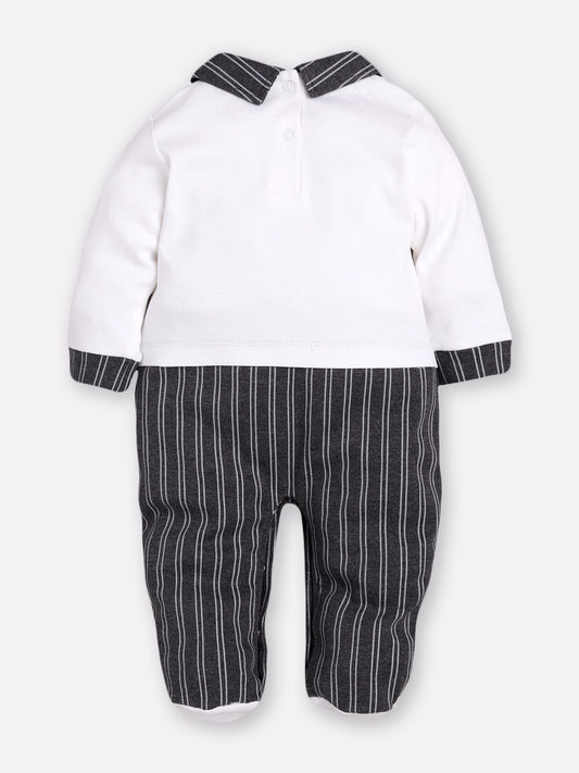 BABY GO 100% Pure Cotton Full Sleeves Rompers/Bodysuit/Sleepsuit for Baby Boys