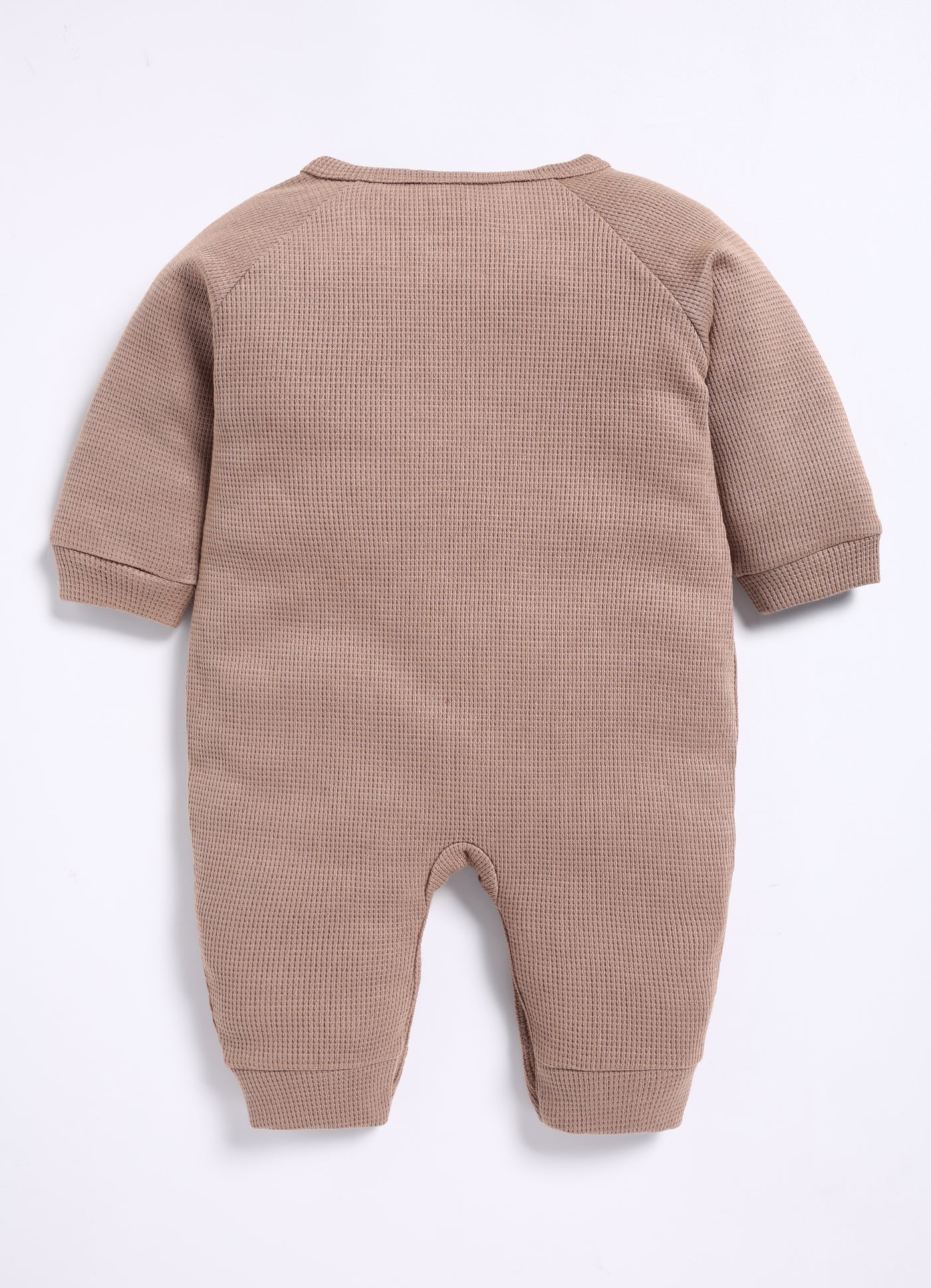 Full Sleeve Romper for Boys – Pastel Brown Cute Family