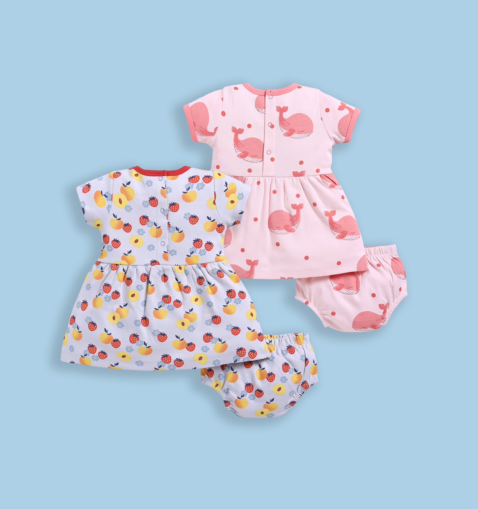 Frock – Peach & Salmon