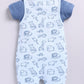 Comfy Summer Baby Boy Romper-Blue