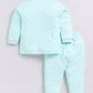 Baby Girl Printed Full Sleeve Night Suit-PEACH
