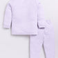 Baby Boy Solid Full Sleeve Night Suit-PURPLE