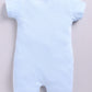 Twin Color Stylish Baby Boy Romper-Sky Blue