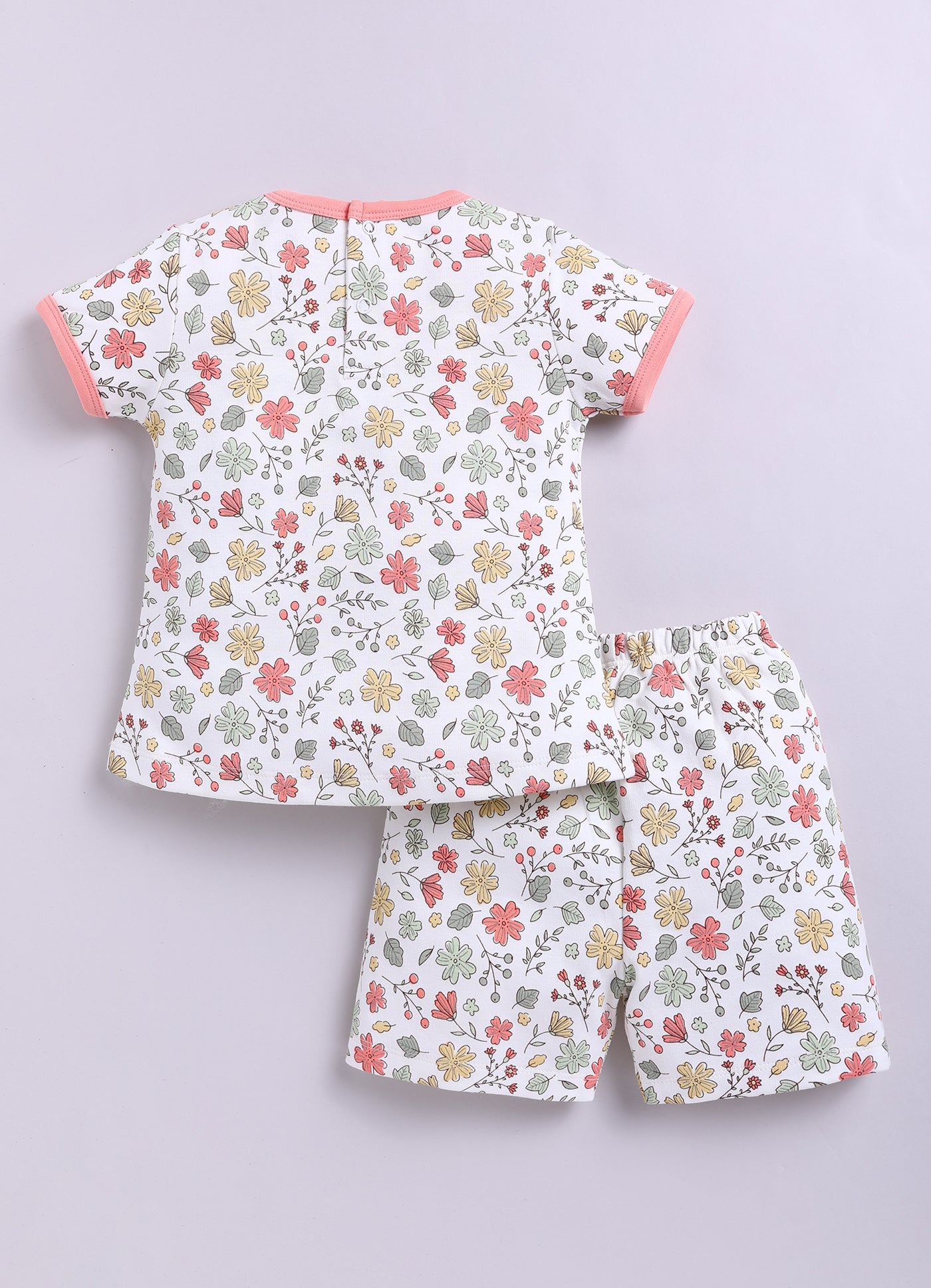 Half Sleeve Top & Bottom for Girls - Teal