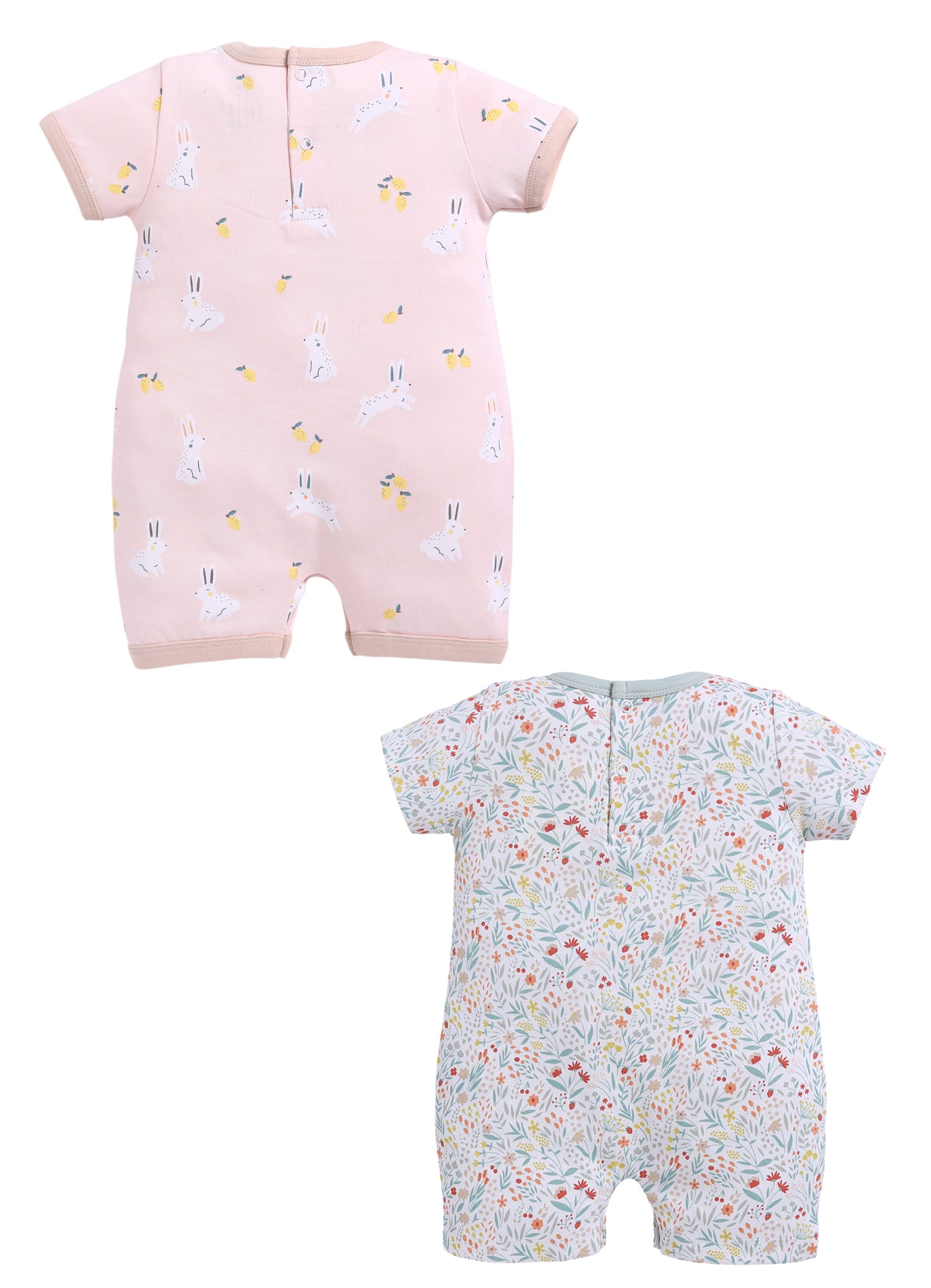Half Sleeve Romper for Girls - Mint & Rose