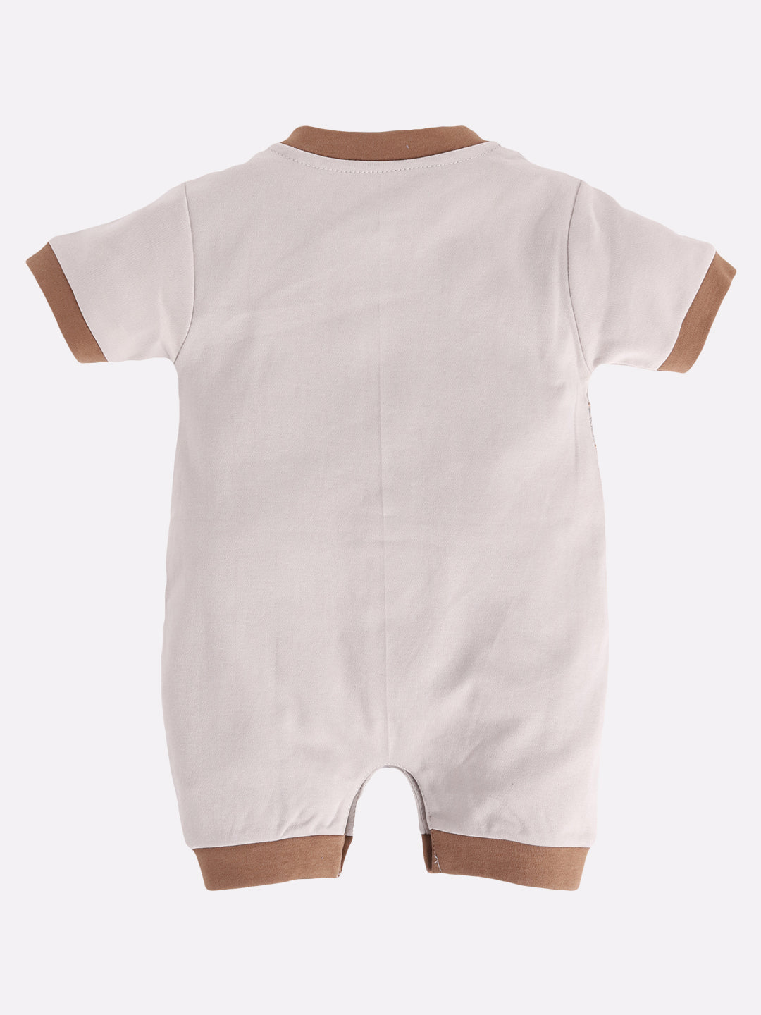 Half Sleeves Round neck Romper/Summer clothes/Creeper/new born/infent wear/ for Baby Boys 100% Pure Cotton-GRAY