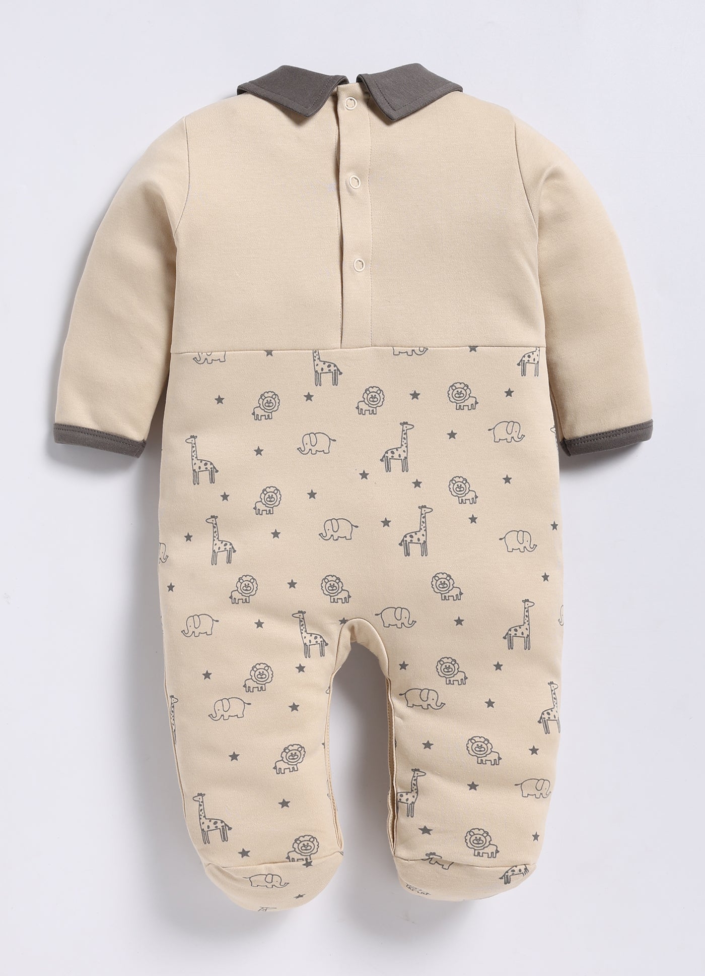 Full Sleeve Romper for Boys – Bisque Animal World