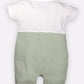 Half Sleeves Round neck Romper/Summer clothes/Creeper/new born/infent wear/ for Baby Boys 100% Pure Cotton-OLIVE