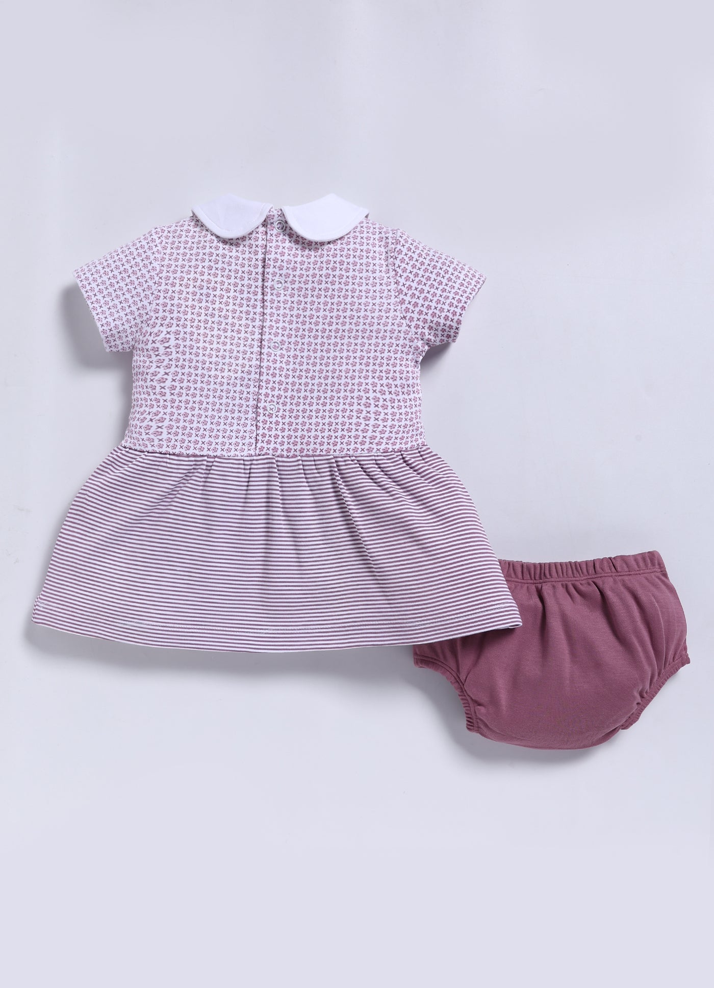 Frock – Mauve Striped