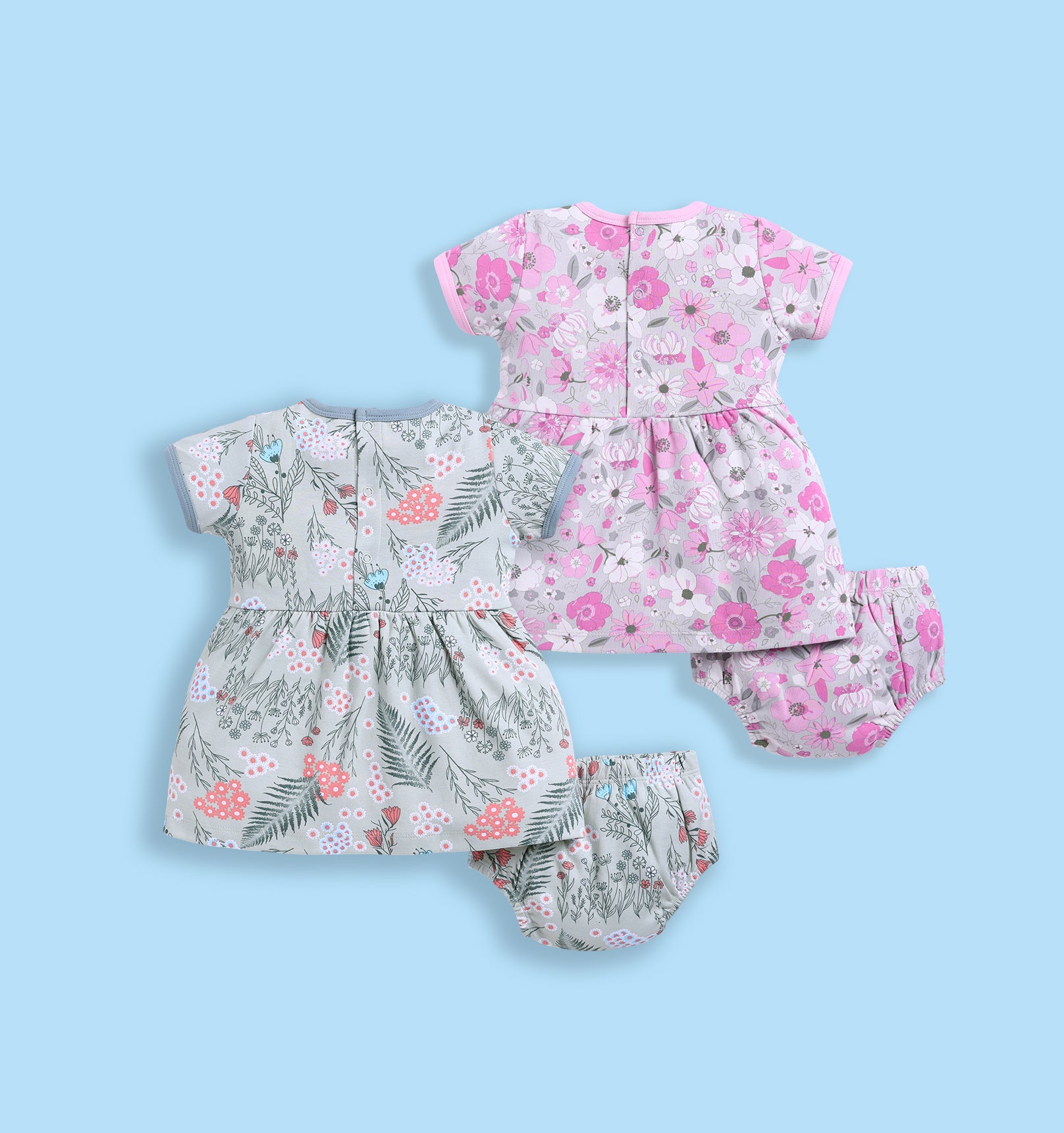 Frock – Pink & Sage