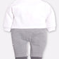 Baby boy casual wear printed romper-GREY