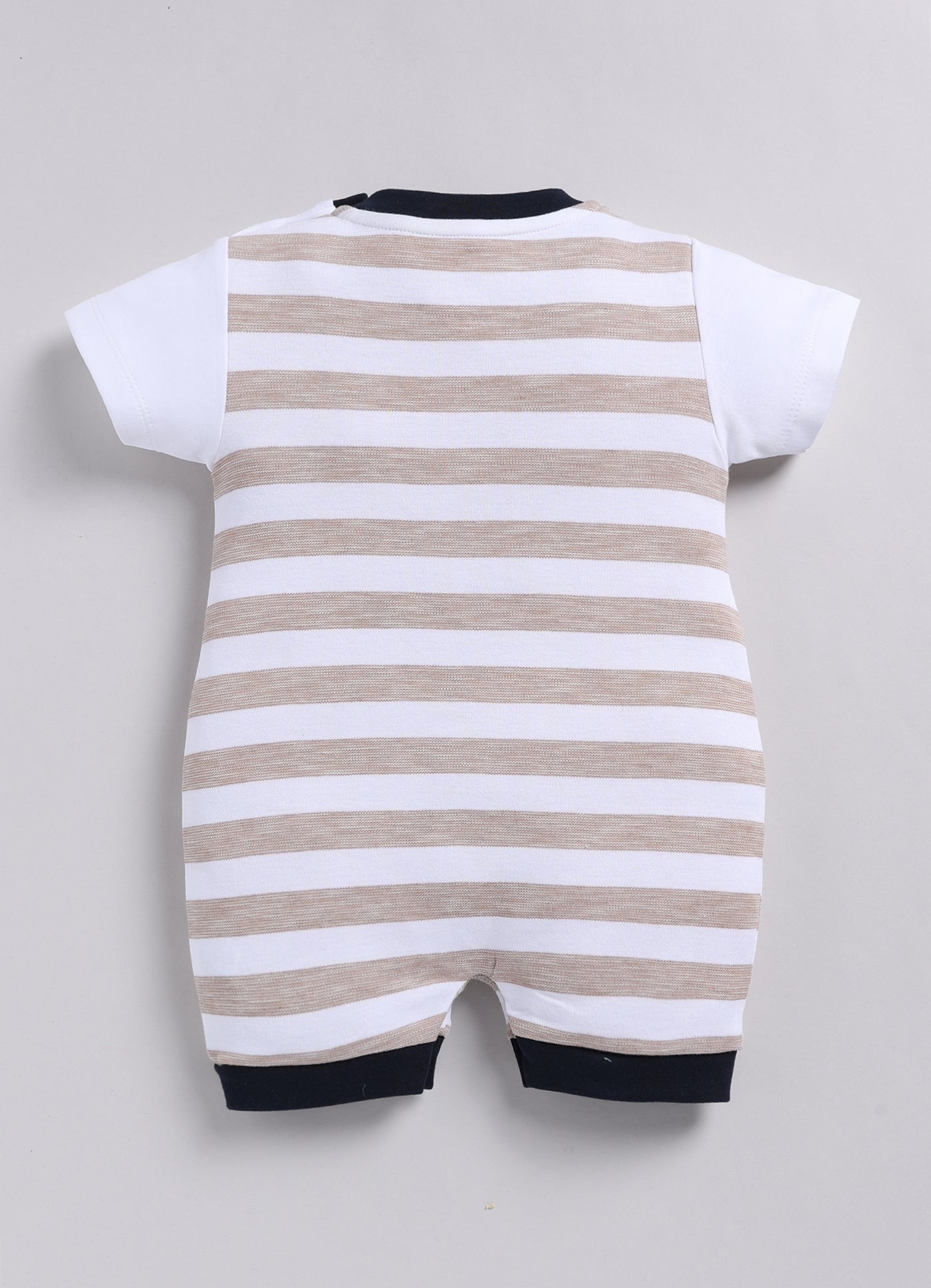 Little Roar Cute Crocodile Baby Boy Romper-Light Brown