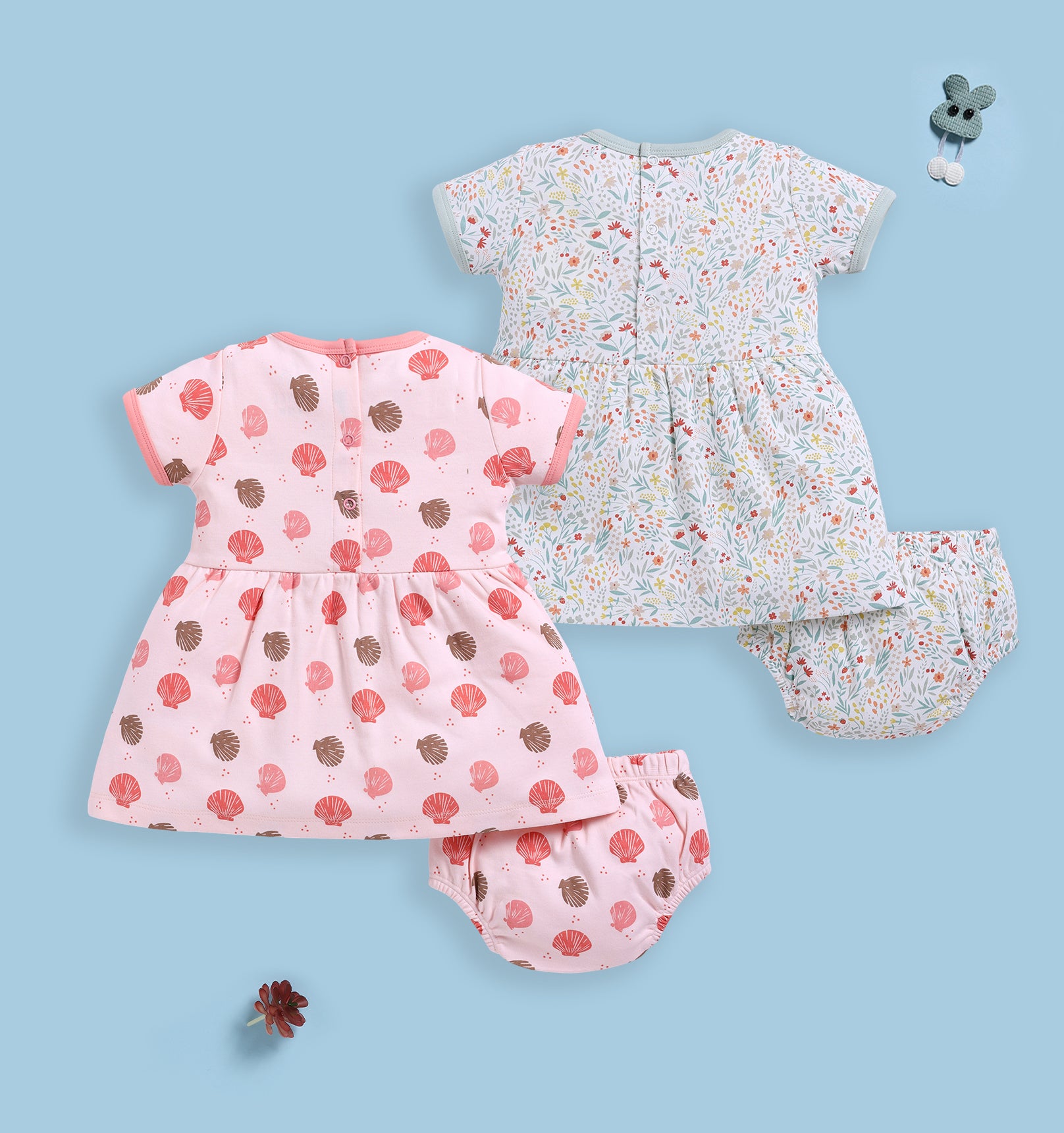 Frock – Mint & Coral