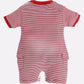 Half Sleeves Round neck Romper/Summer clothes/Creeper/new born/infent wear/ for Baby Boys 100% Pure Cotton-RED