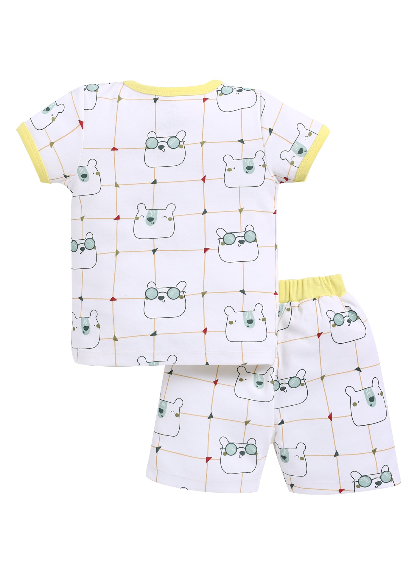 Half Sleeve Top & Bottom for Boys - Green