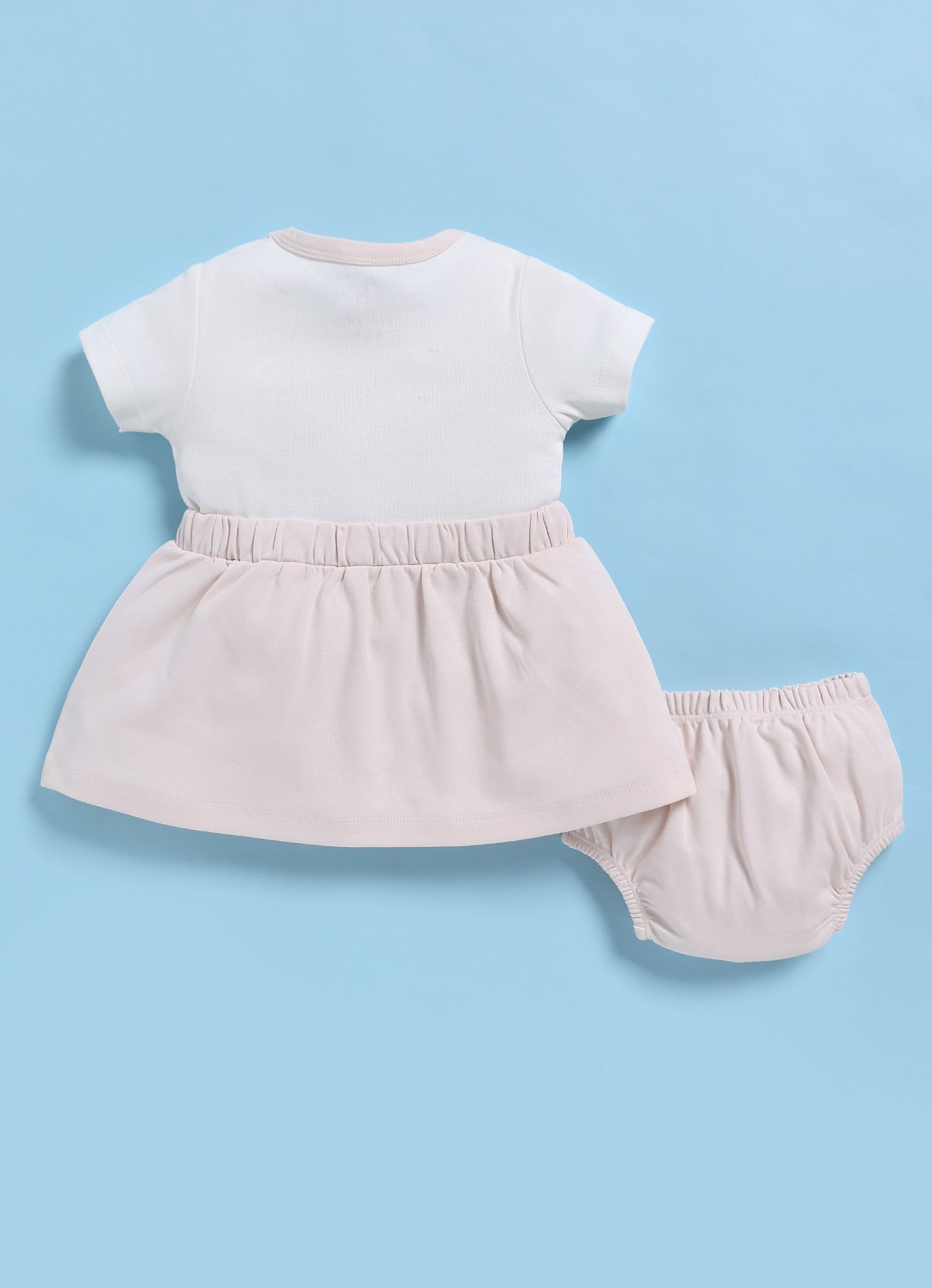 Frock – Light Pink Three Butterflies