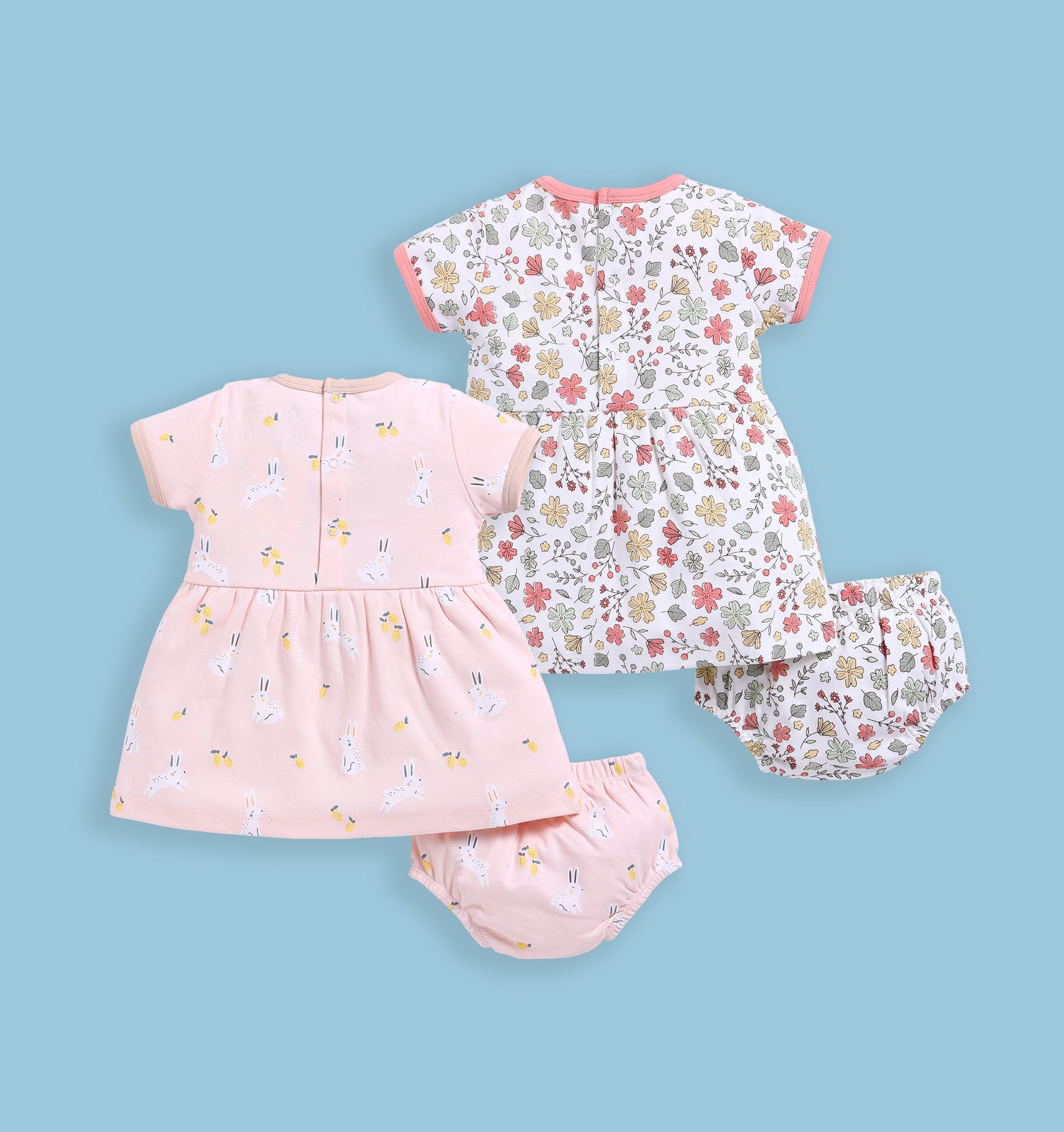 Frock – Teal & Rose