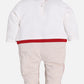 Casual wear romper for baby boy-BEIGE