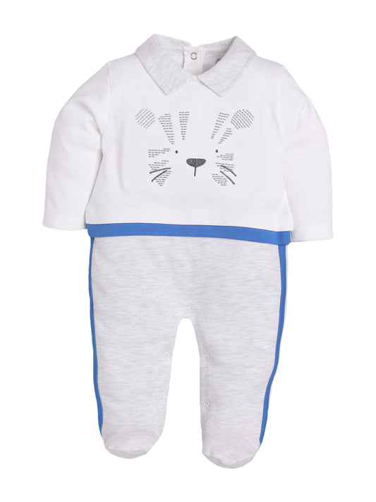 Casual wear romper for baby boy-SKY