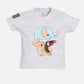 Animal printed T-Shirt Shorts set for Baby Boy-OLIVE