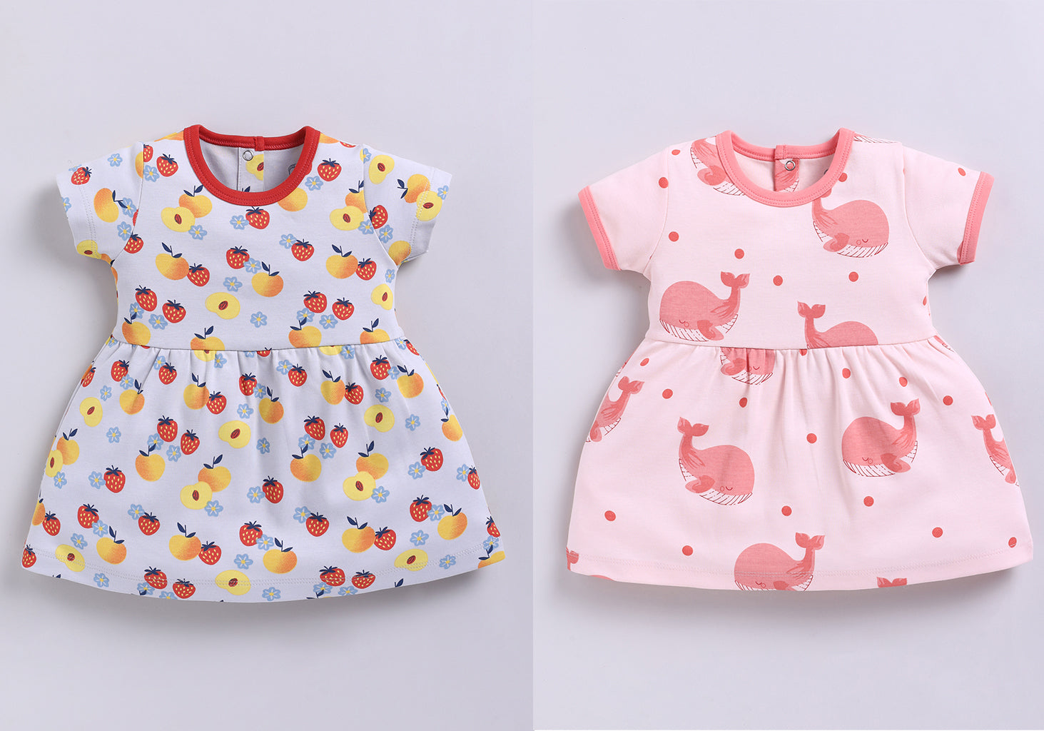 Frock – Peach & Salmon
