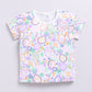 Baby Boy Embroidered Pineapple Dungaree Set-Blue