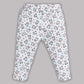 Baby full sleeve Cotton Dress/T-shirts pant set clothes for baby GIRL-WHITE MELLANGE