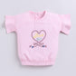 Baby Girl Floral T Shirt & Skirt-PINK