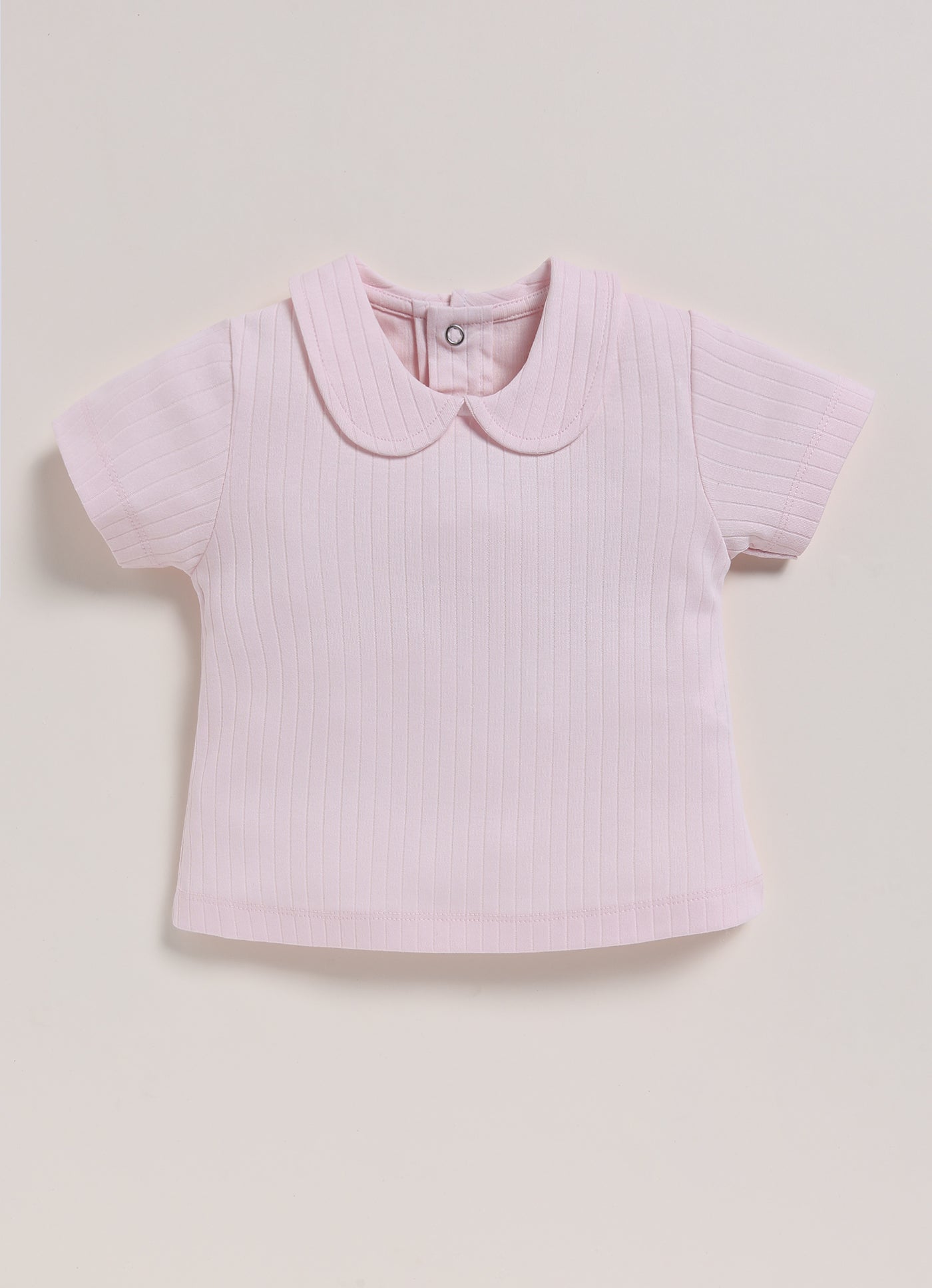 Half Sleeve Dungaree for Girls - Pink Two Kitties With Balloons