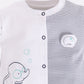 Half Sleeves Round neck Romper for Baby Boys 100% Pure Cotton-GREY