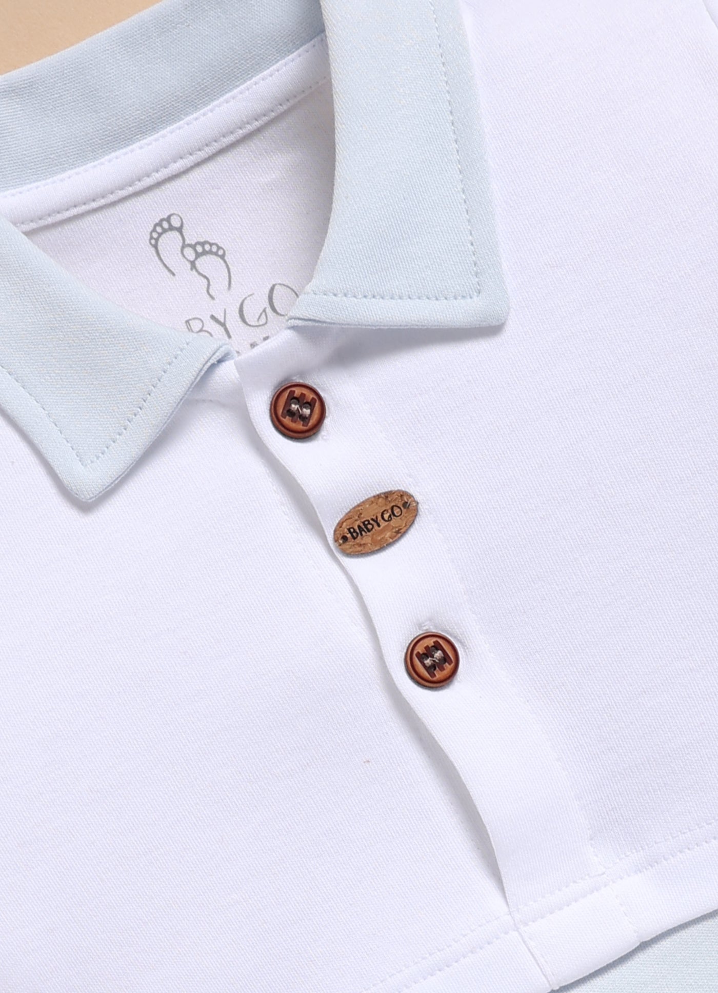 Full Sleeve Romper for Boys – Sky Blue Gentle Classic