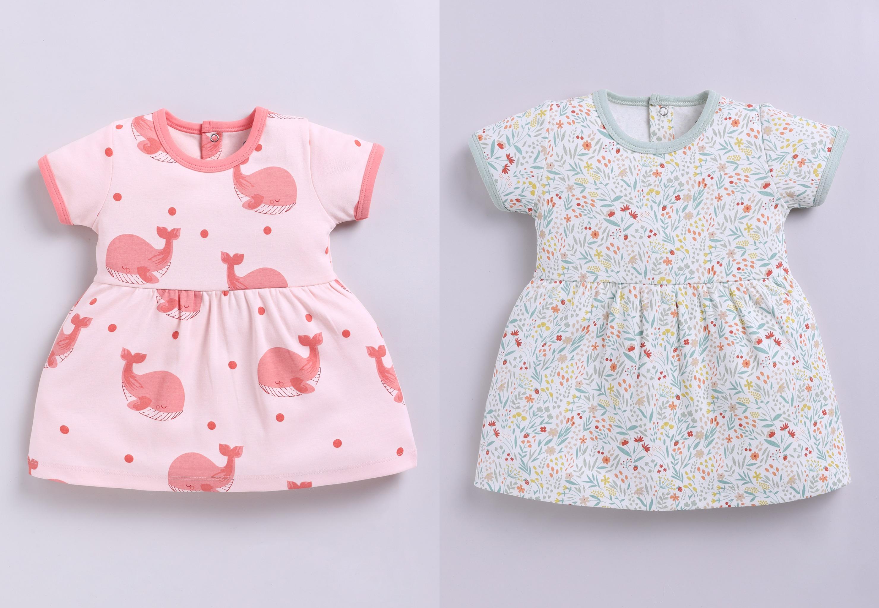 Frock – Mint & Salmon
